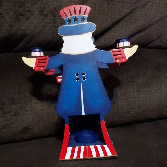 NIB Uncle Sam Candle Holder - Picture 2 of 7